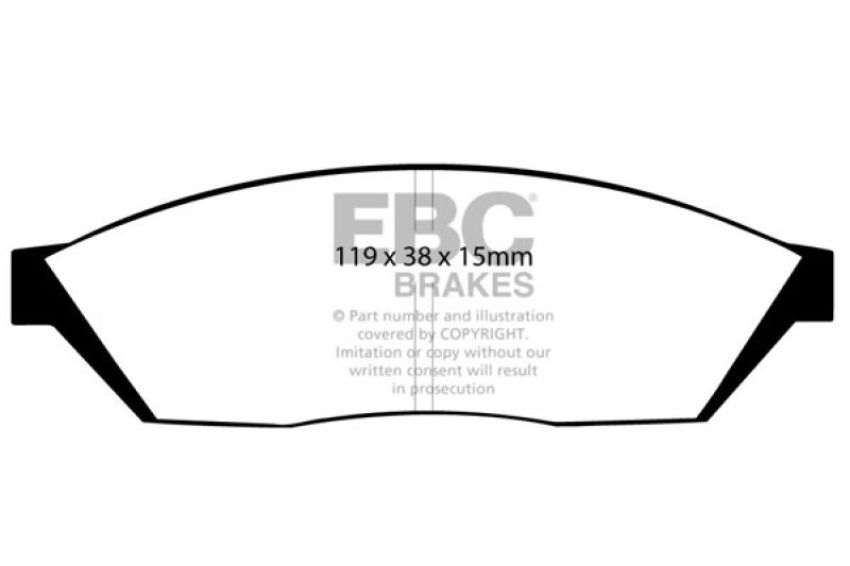 EBC Brakes DP2374 Greenstuff 2000 Series Sport Brake Pads