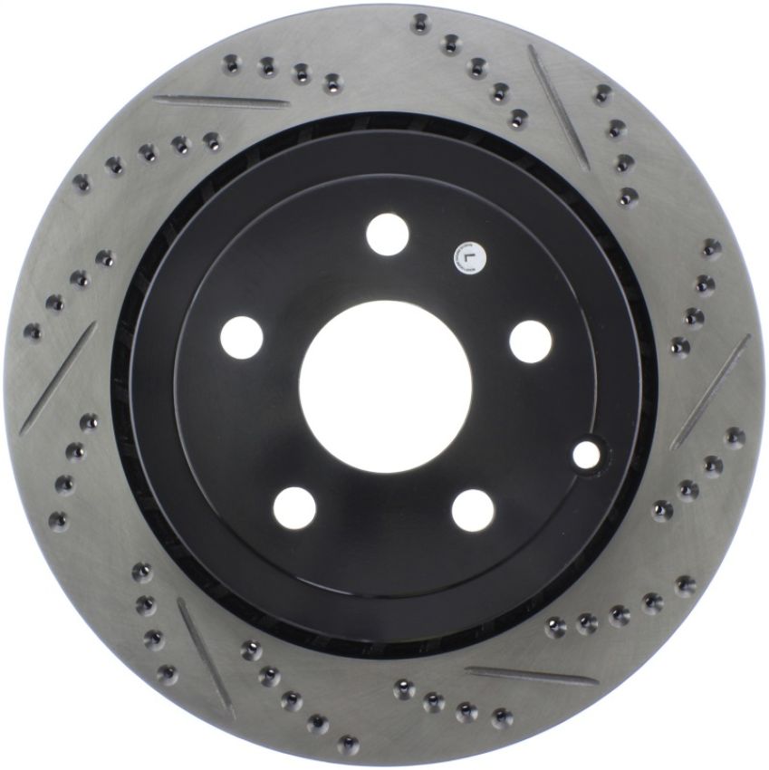 Stoptech 127.62113L Slotted & Drilled Sport Brake Rotor