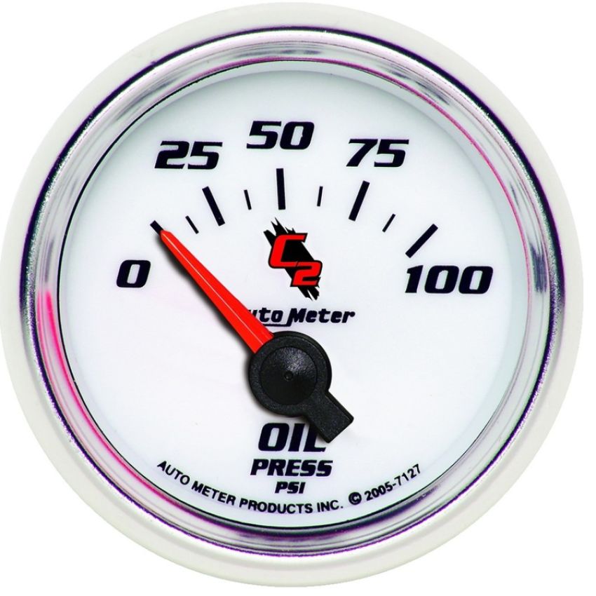 AutoMeter 7127 GAUGE, OIL PRESSURE, 2 1/16