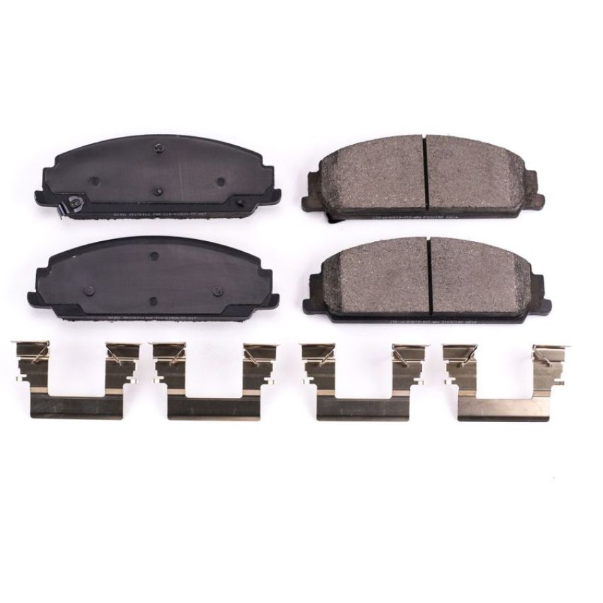 PowerStop 17-1351 PowerStop - Z17 Low-Dust Ceramic Brake Pads with Hardware