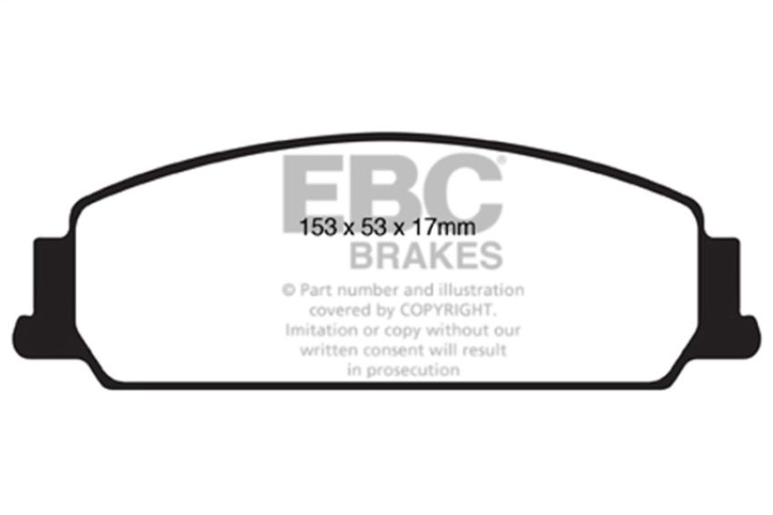 EBC Brakes DP31833C Redstuff Ceramic Low Dust Brake Pads