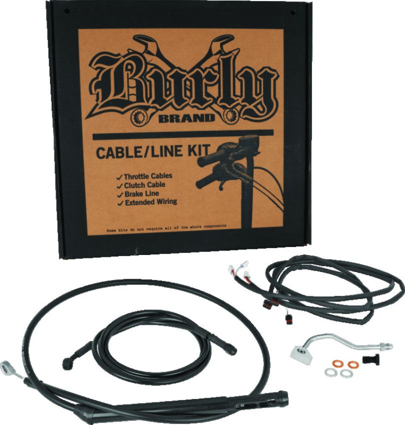 Burly Brand B30-1315 Control Kit 15in Bagger - Black