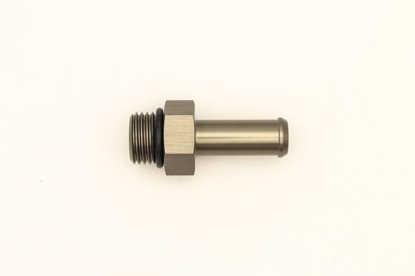 DeatschWerks 6AN ORB Male To 3/8in Barb Fitting (Single Barb - Incl O-Ring)