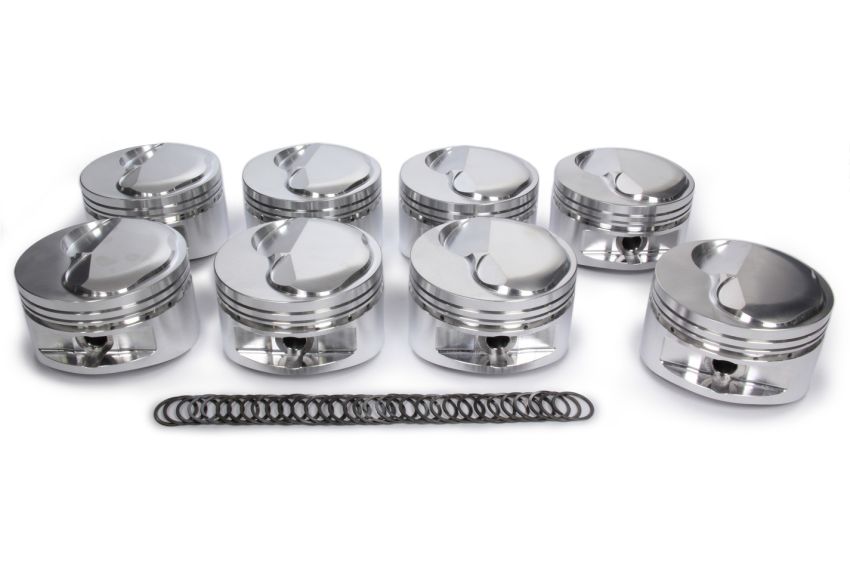 JE Pistons 297814 BBC BLOWN ALKY DM Set of 8 Pistons