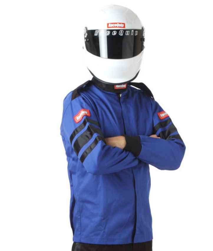 RACEQUIP RQP111025 Blue Jacket Single Layer Large