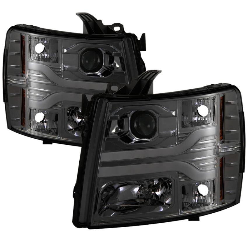 SPYDER 5083623 Projector Headlights - Version 3 - LED DRL - Smoke