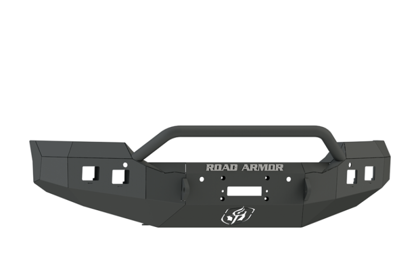 Road Armor 215R4B 15-19 GMC 2500 Stealth Front Winch Bumper w/Pre-Runner Guard - Tex Blk