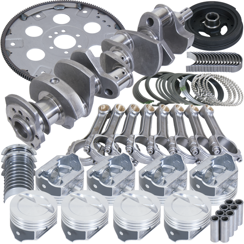 Eagle B15404E030 Chevy 350 4.030In Bore 3.750In Stroke -12CC Dome Balanced Rotating Assembly