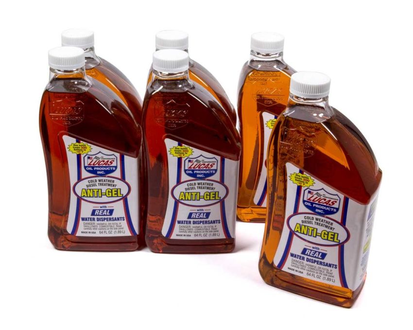 LUCAS OIL LUC10866-6 Diesel Treatment Anti Gel Case 6x1 Half Gallon
