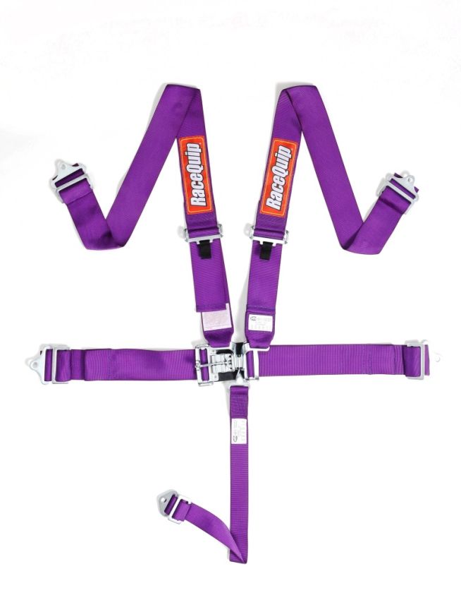 Racequip 711051 Purple L & L 5pt Seat Belt