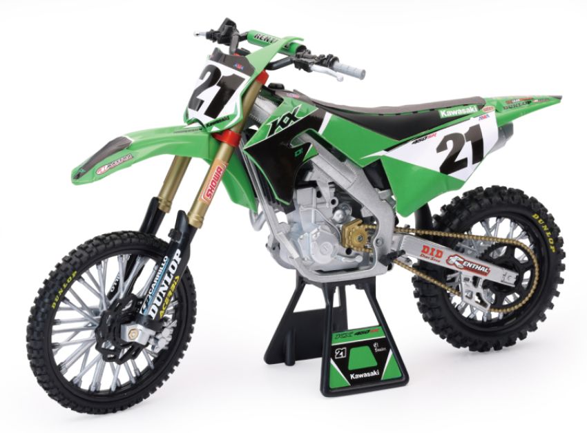New Ray Toys 49733 Kawasaki KX450F Factory Team (Jason Anderson)/ Scale - 1:6