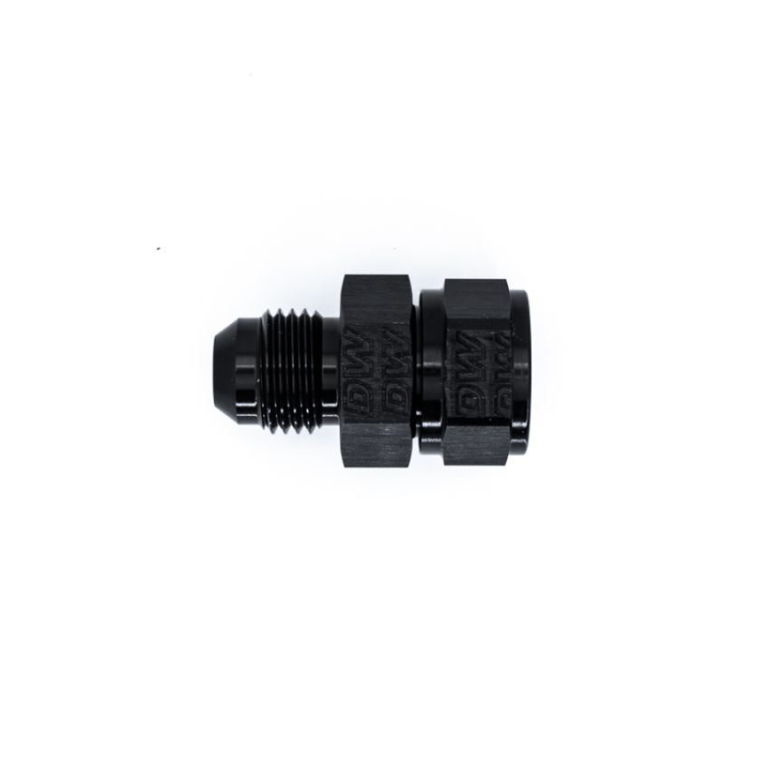 DeatschWerks 6-02-0735 6AN Male Flare To Fuel Pump Outlet Barb Adapter - Black