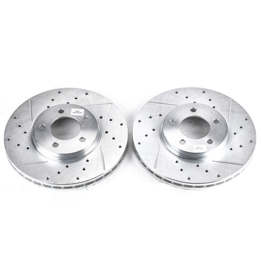 PowerStop AR8149XPR PowerStop Evolution Performance Drilled, Slotted & Plated Brake Rotor Pair