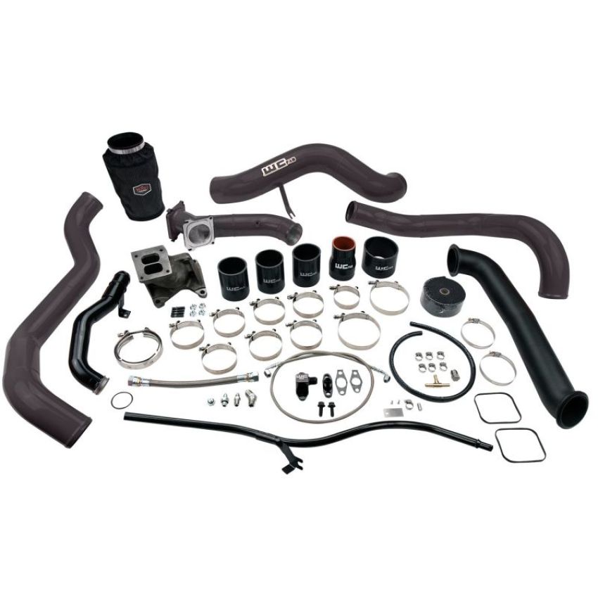 Wehrli WCF100478-SY 01-04 Chevrolet 6.6L LB7 Duramax S300 Turbo Install Kit (No Turbo) - Shocker Yellow