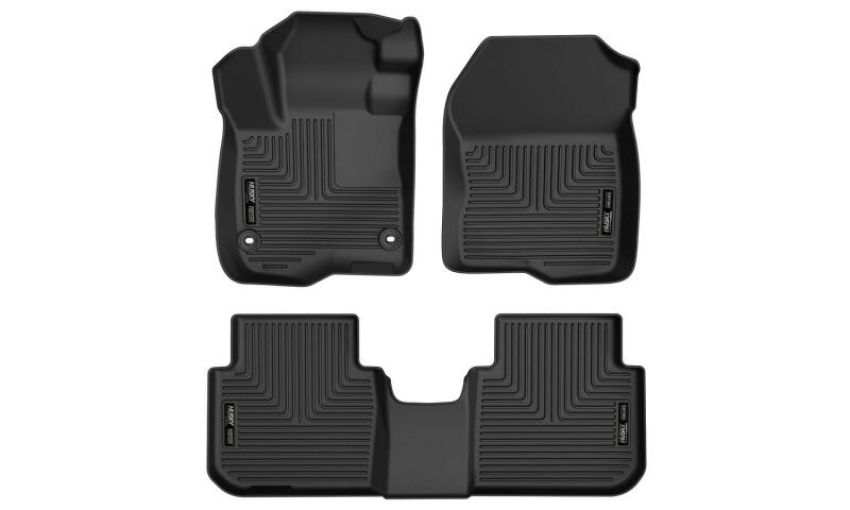 Husky Liners 99411 23-24 Honda CRV Weatherbeater Black Front & 2nd Seat Floor Liners