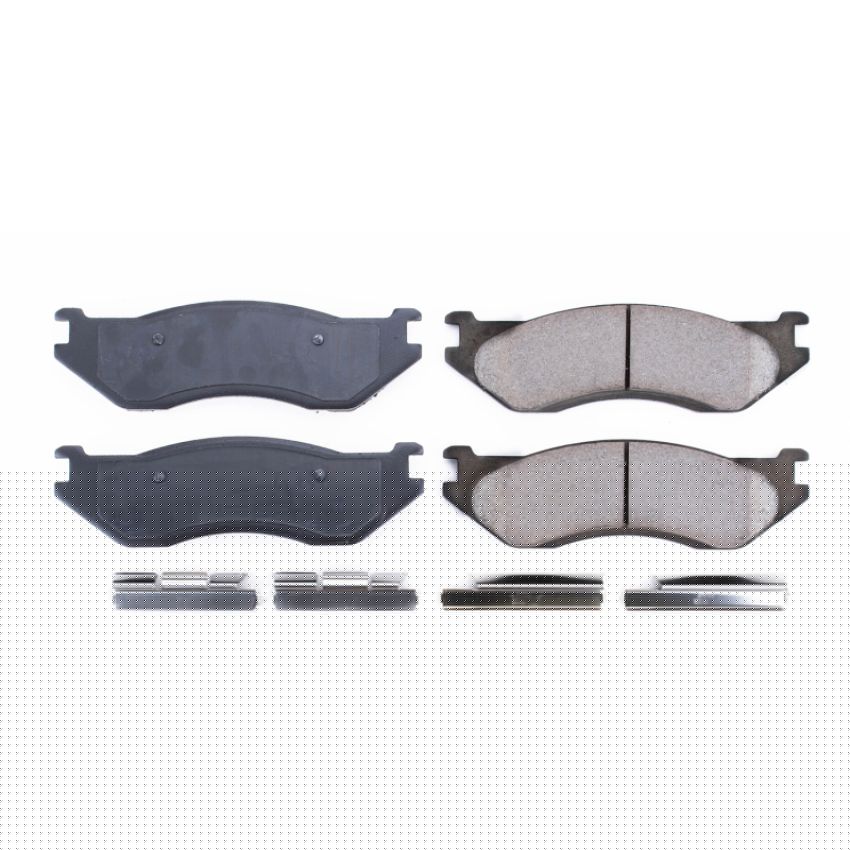 PowerStop 17-966 PowerStop - Z17 Low-Dust Ceramic Brake Pads with Hardware