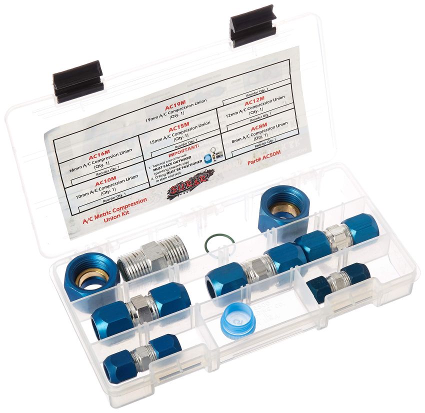 S.U.R. & R. AC50M A/C Compression Union Kit