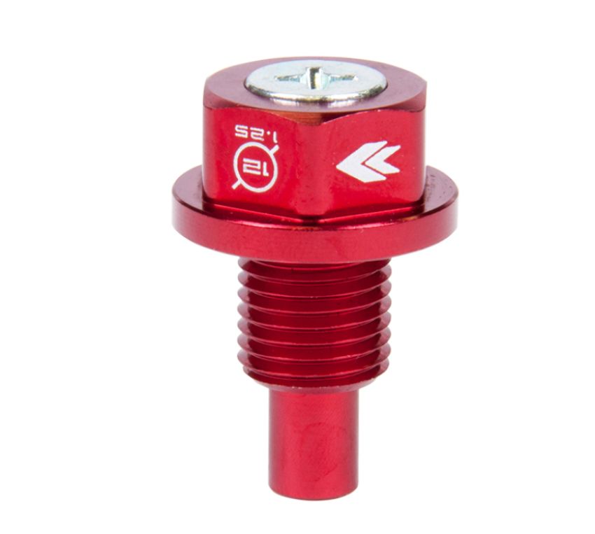 NRG NOP-200RD Magnetic Oil Drain Plug M12X1.25 Infiniti/Lexus/Nissan/Toyota - Red