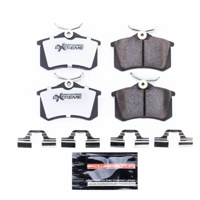 PowerStop Z26-340A PowerStop - Z26 Performance Carbon-Fiber Ceramic Brake Pads with Hardware Kit