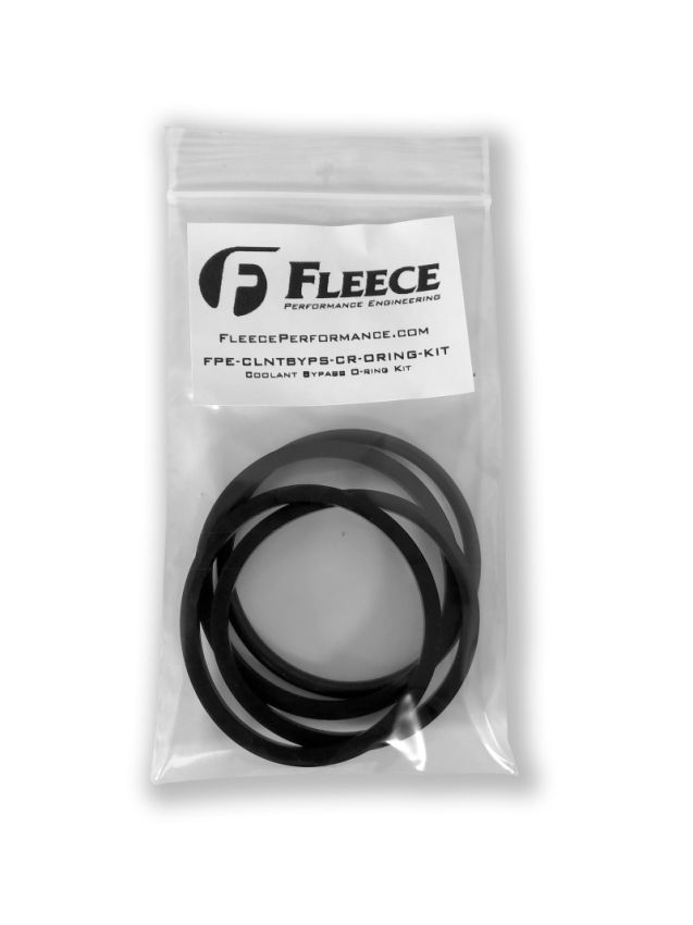 Fleece Performance FPE-CLNTBYPS-CR-ORING-KIT 94-18 Dodge 2500/3500 Cummins Replacement O-Ring Kit For Coolant Bypass Kit