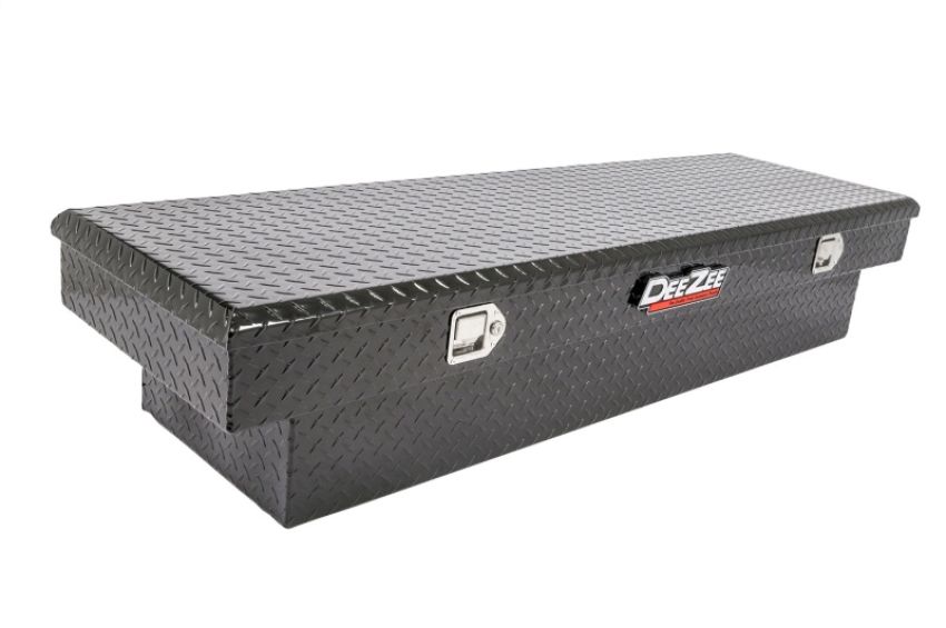 Dee Zee DZ8170B Deezee Universal Tool Box - Red Crossover - Single Lid Black BT Full Size