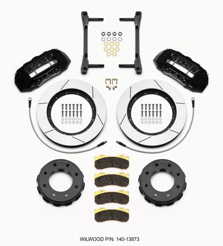 Wilwood 140-13873 TX6R Front Kit 15.00in Black 2011-2015 GM Truck/SUV 2500