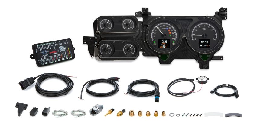 DAKOTA DIGITAL HDX-73C-PU-K  Black Gauge Kit