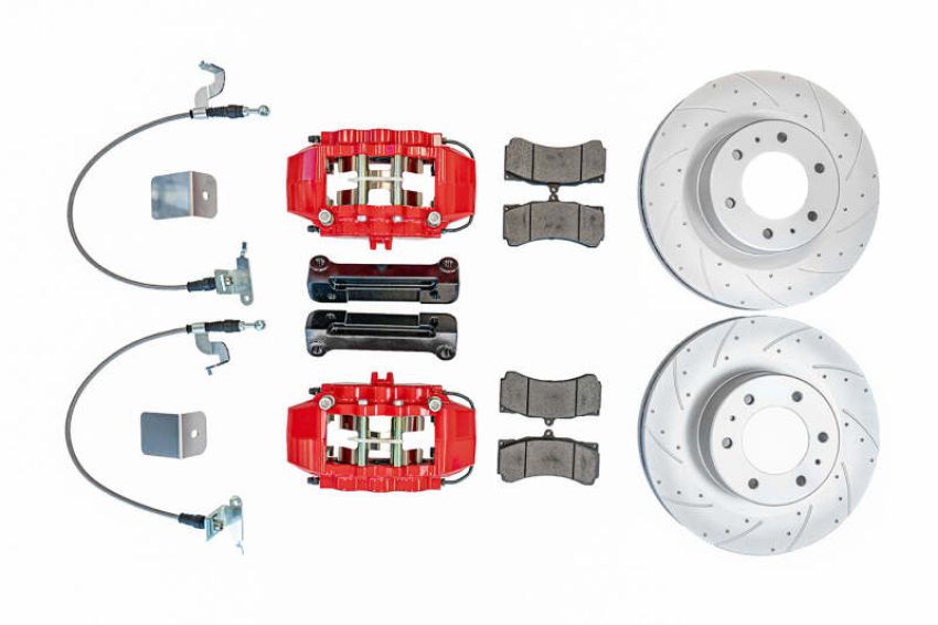 Pedders PED-PEBK05 2019+ Ford Ranger Front TrakRyder eXtreme Brake Kit
