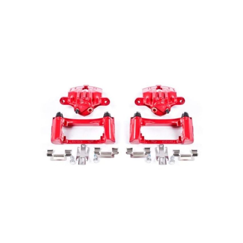PowerStop S4696 Red Powder Coated Calipers
