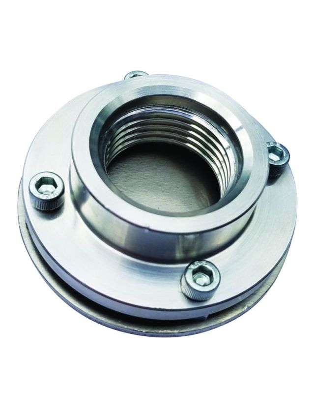 Moroso 22757 -12An Female Non Weld-On Valve Cover Fitting w/Baffle