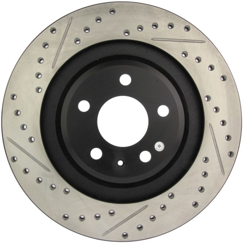 Stoptech 127.33125R Slotted & Drilled Sport Brake Rotor