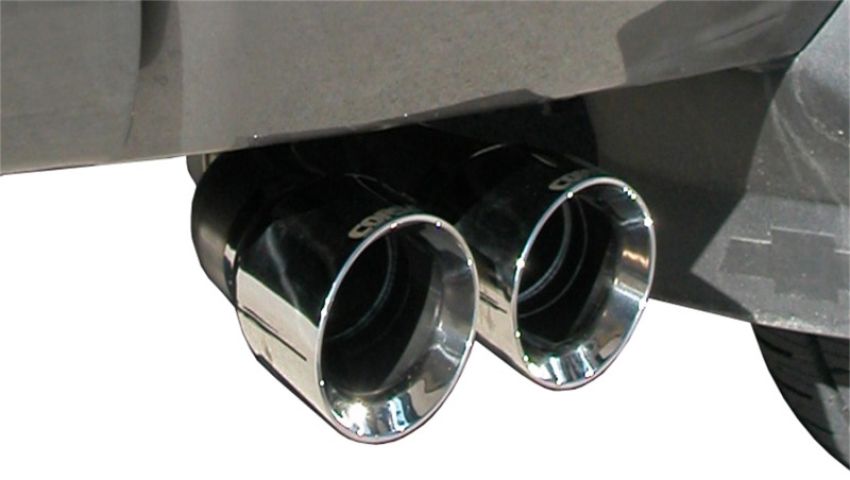 Corsa Performance 14925 3.0in. Cat-Back Single Side Exit with Twin 4.0in. Polished Pro-Series Tips