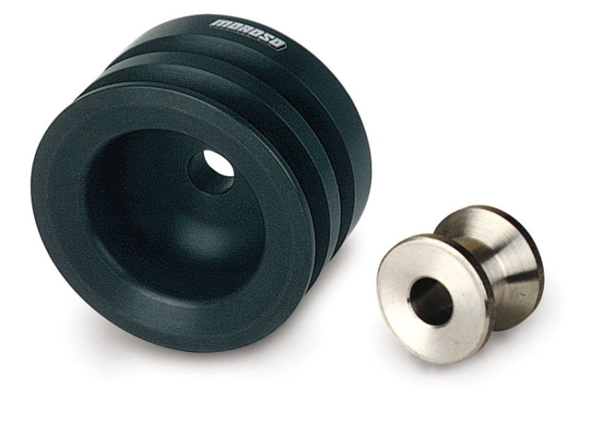 Moroso 64551 Ford 351-400 Cleveland/Boss 302 (4 Bolt) Crankshaft Pulley - Double Groove - Billet Aluminum