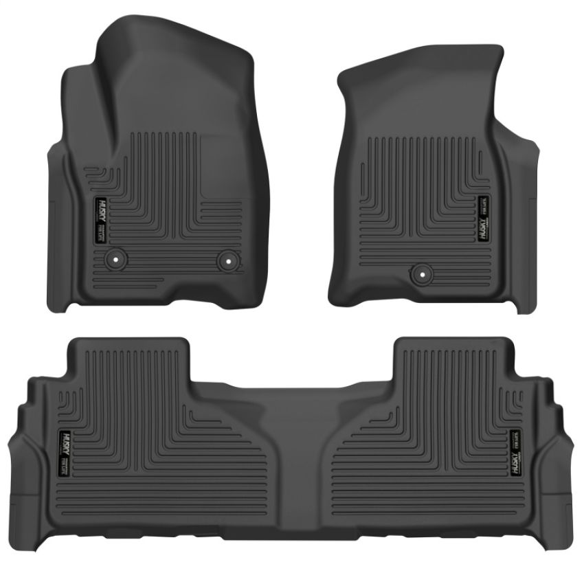 HUSKY LINERS HSK99241 21-   Chevy Tahoe Floor Liner Front/2nd Row Blk