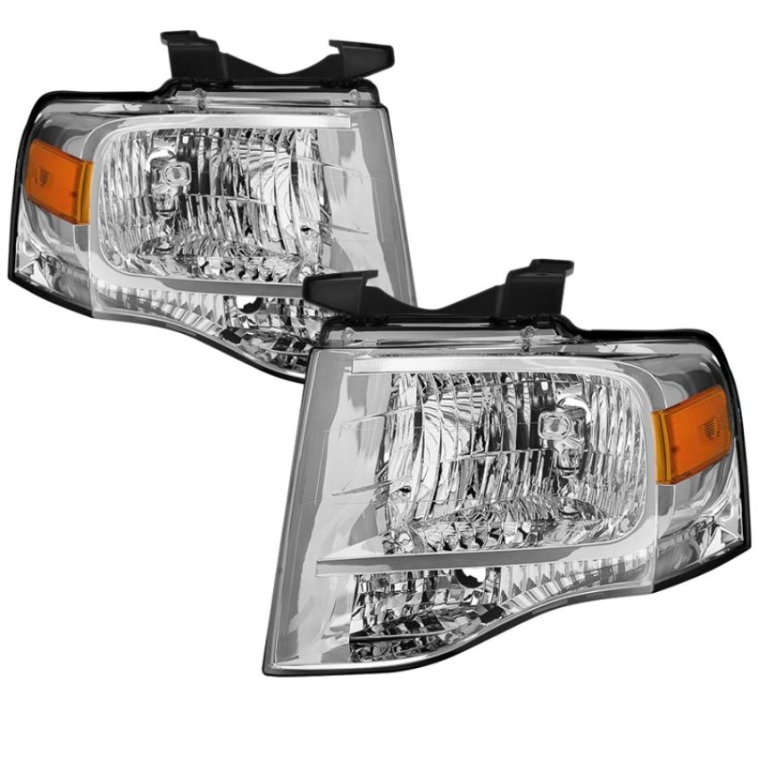 SPYDER 9042409 xTune 07-14 Ford Expedition OEM Style Headlights -Chrome (HD-JH-FE07-AM-C)