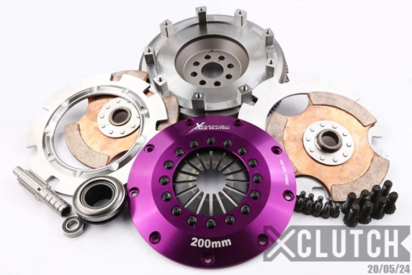 XCLUTCH XKBM20530-2E 01-03 BMW 325Ci Base 2.5L 8in Twin Solid Ceramic Clutch Kit