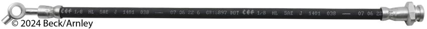 BECK/ARNLEY 073-1796 BRAKE HOSE
