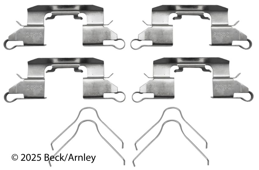 BECK/ARNLEY 084-1972 DISC BRAKE HRDWR KIT