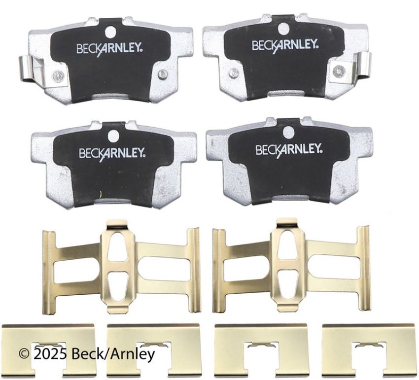 BECK/ARNLEY 085-6498 PREM ASM PADS W HDWR