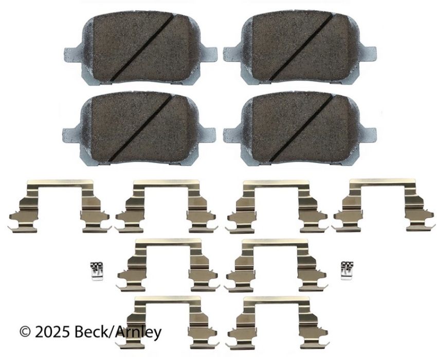 BECK/ARNLEY 085-6538 PREM ASM PADS W HDWR