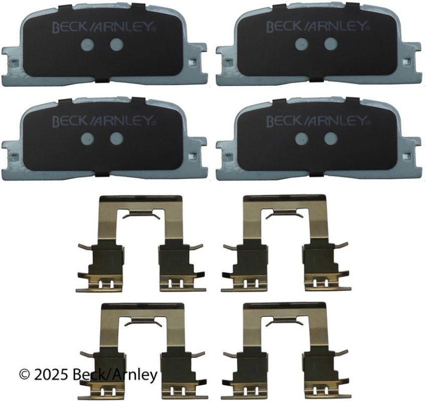BECK/ARNLEY 085-6659 PREM ASM PADS W HDWR