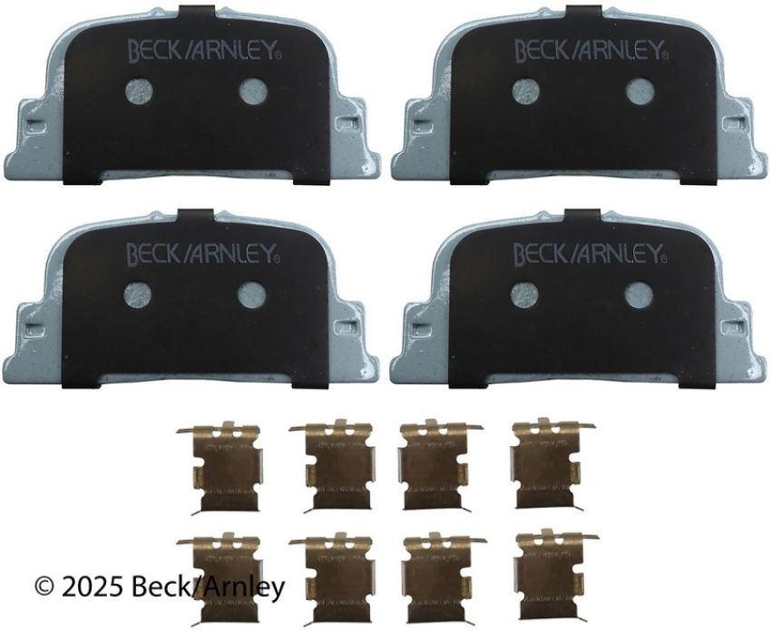 BECK/ARNLEY 085-6670 PREM ASM PADS W HDWR