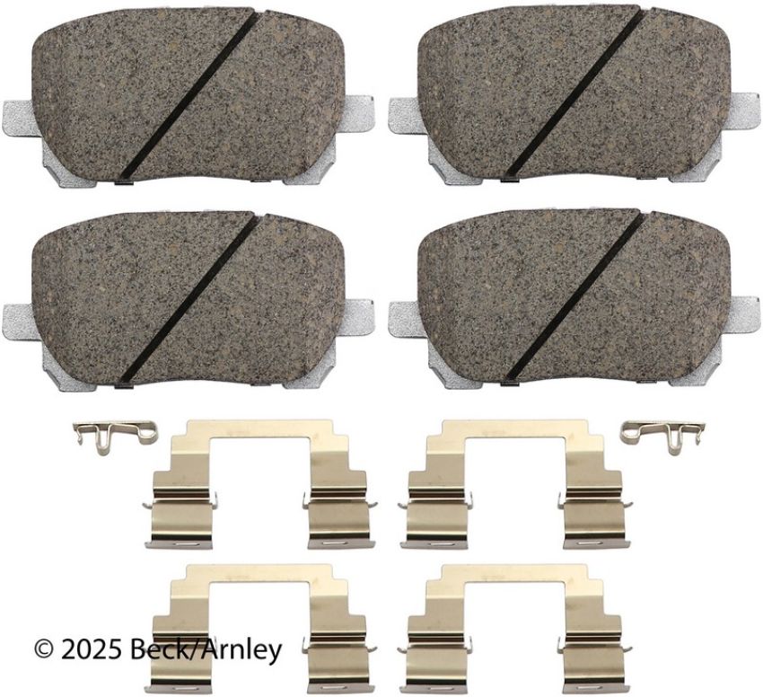 BECK/ARNLEY 085-6697 PREM ASM PADS W HDWR