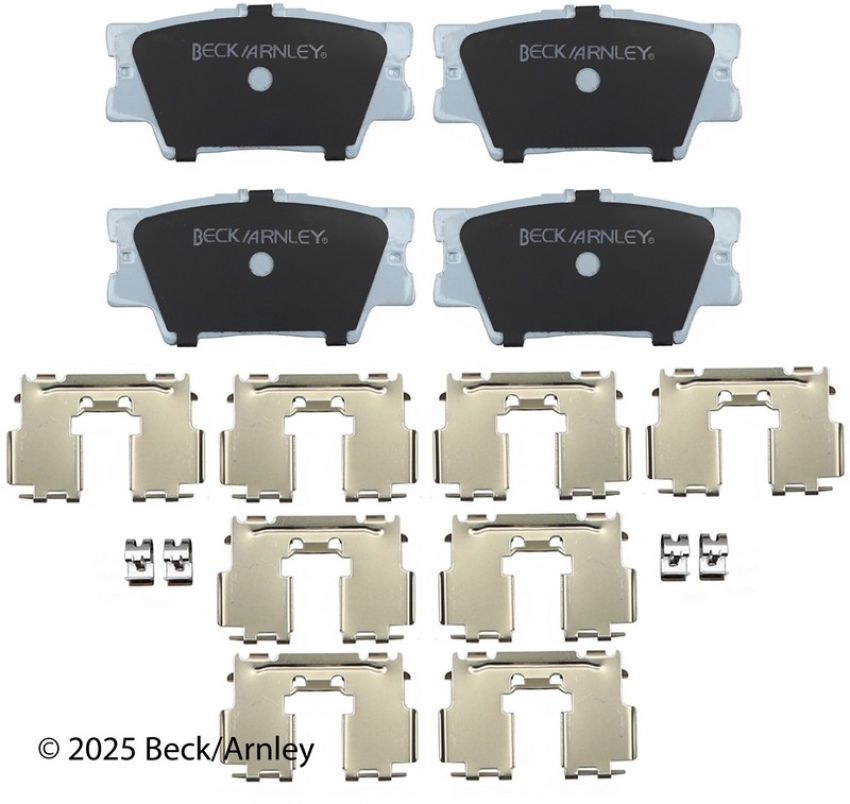 BECK/ARNLEY 085-6756 PREM ASM PADS W HDWR