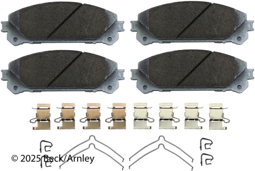 BECK/ARNLEY 085-6893 PREM ASM PADS W HDWR