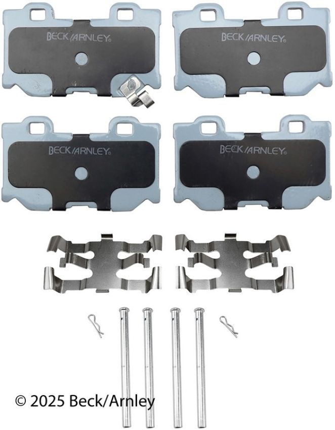 BECK/ARNLEY 085-6908 PREM ASM PADS W HDWR