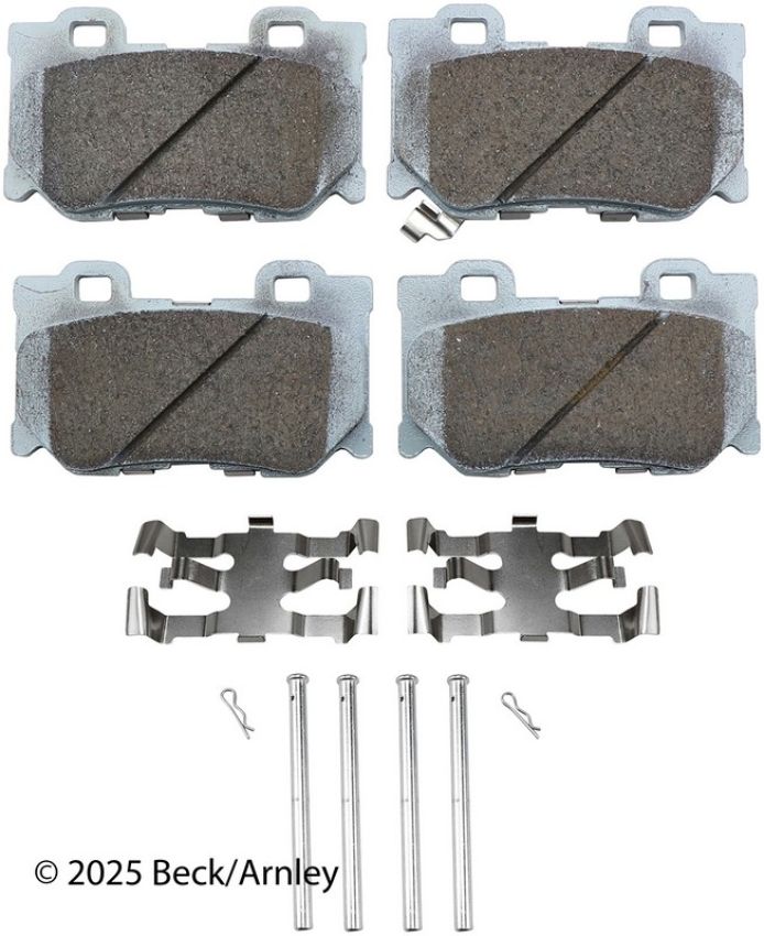 BECK/ARNLEY 085-6908 PREM ASM PADS W HDWR