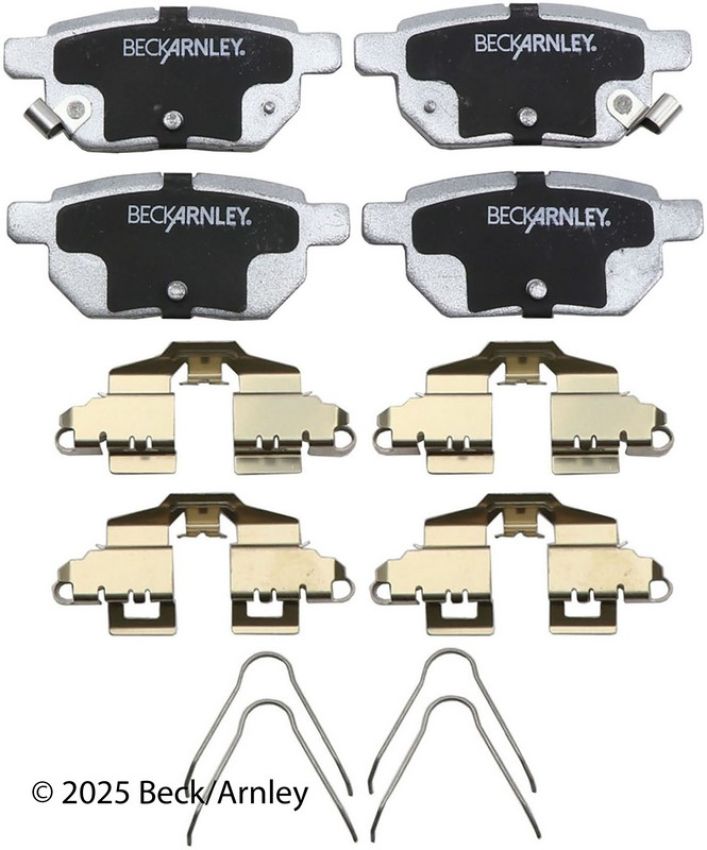BECK/ARNLEY 085-6936 PREM ASM PADS W HDWR