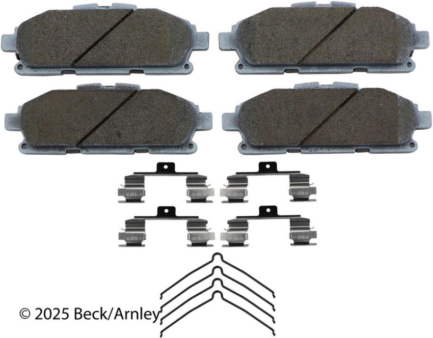 BECK/ARNLEY 085-6967 PREM ASM PADS W HDWR