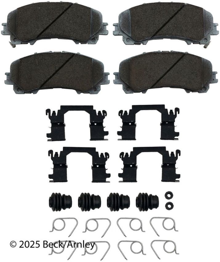 BECK/ARNLEY 085-6987 PREM ASM PADS W HDWR